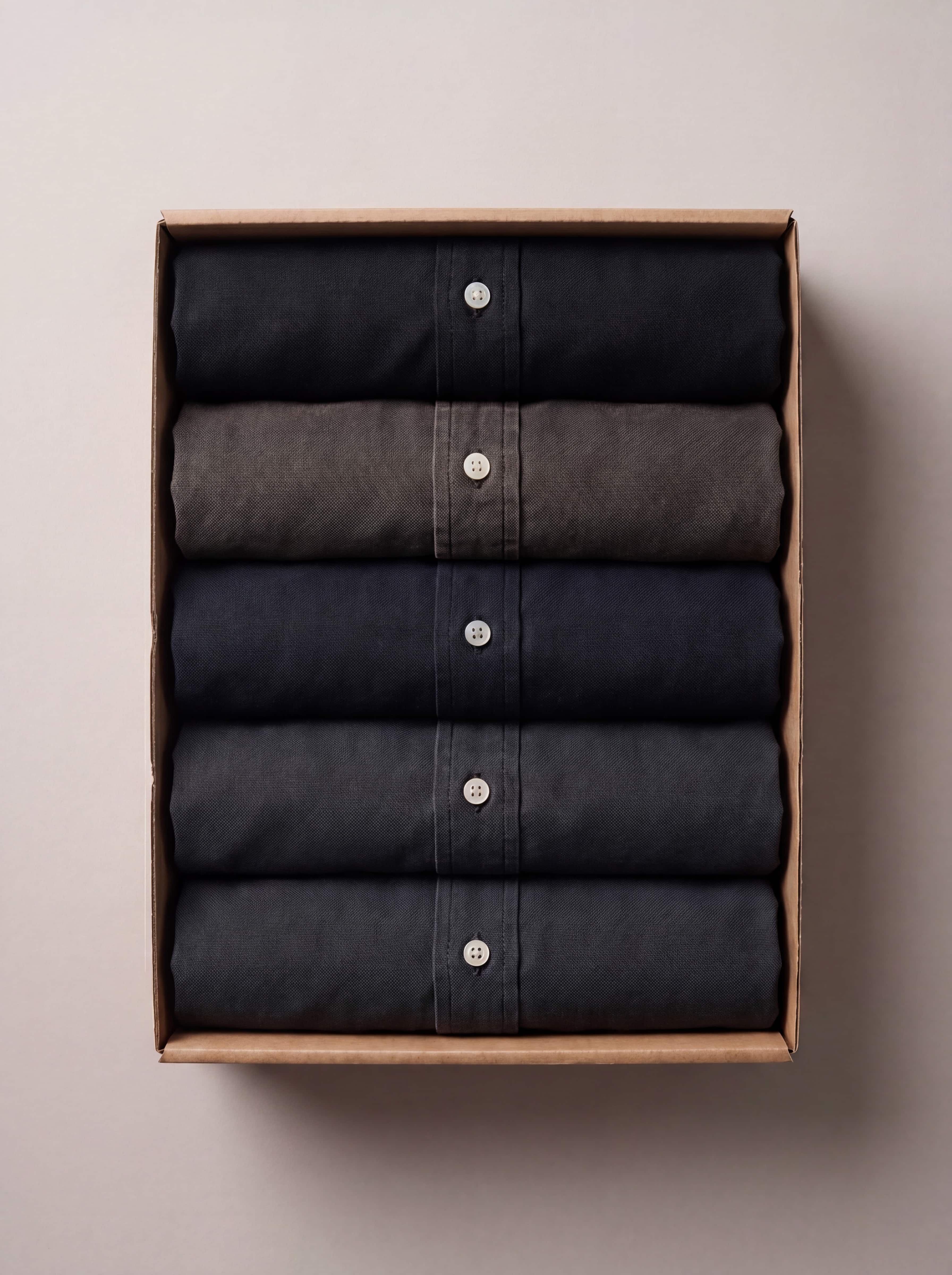Ralph Lauren Vintage Shirts Box Solid