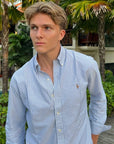 Ralph Lauren - White/Blue Striped Shirt