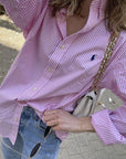 Ralph Lauren - Roze/Wit Gestreept Shirt