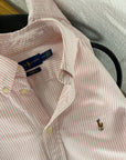 Ralph Lauren - Roze/Wit Gestreept Shirt