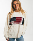 USA Flag - Sweatshirt (M)