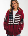 USA Flag  - Full Zip (L)