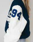 Cov Cat - Leather Varsity Jacket