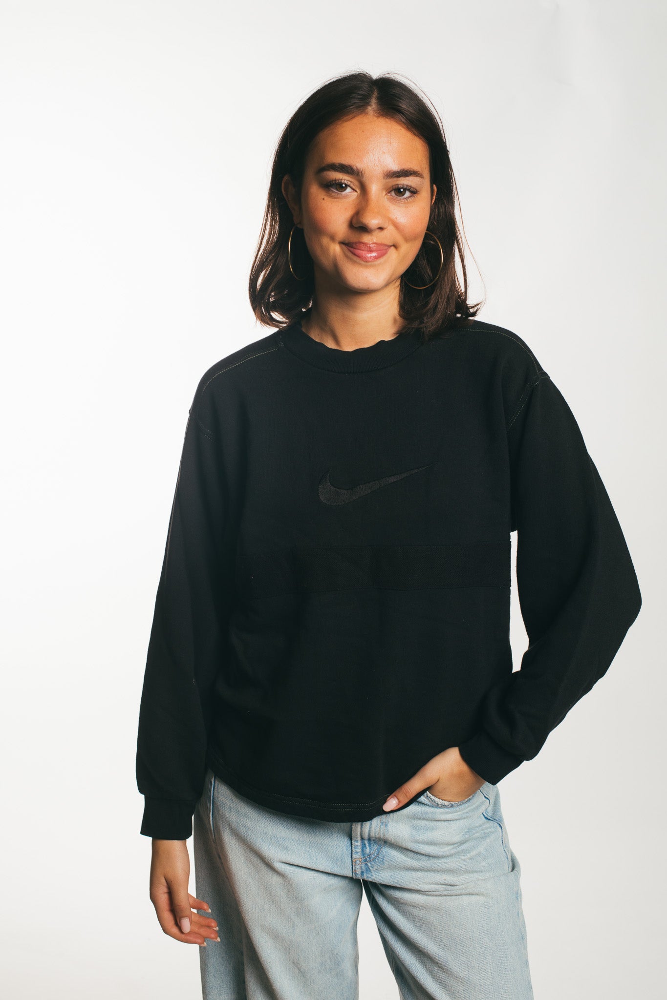 NWT $85 NIKE Sportswear Plush Women XL Mod Crop Crew-Neck Sweatshirt  Oversized