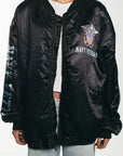 Navy Veteran  -  Varsity Jacket (XXXL)