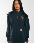 Carhartt X Navy - Quarter Zip (M)