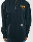 Carhartt X Navy - Quarter Zip (M)