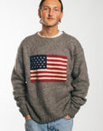 Ralph Lauren - Flag Knit Sweatshirt (L)